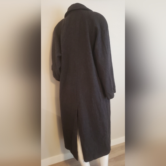 Donny Brook Black Long Wool Coat Size 12 Excellent Condition - Picture 3 of 5